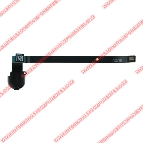 Cable Flex Conector De Auriculares Para Ipad Air/9.7 2017(5th)/9.7 2018(6th) Negro