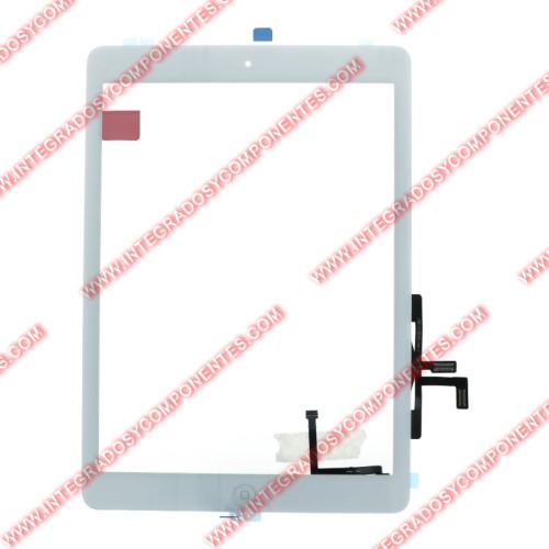 Tactil Blanco Con Adhesivo Y Boton Home Para Ipad Air