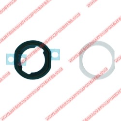 Botón De Retorno Con Junta Adhesiva Para Ipad Air/Mini 3/9.7 2017(5.°) Blanco 2 Piezas En Un Juego