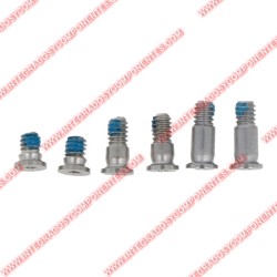 Tornillos Para Tapa Inferior De Macbook Pro 13,3&Quot; A1708/Pro 13&Quot; 2019 A2159/Pro 13,3&Quot; A2289/Pro 13,3&Quot; M1 A2338 Plata 6 Unidades En Un Juego
