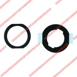 Botón De Retorno De Goma Con Junta Adhesiva Para Ipad Air/Mini 3/9.7 2017(5.°) Negro Ori