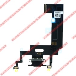 Flex De Carga Para Iphone Xr Negro Calidad Premium