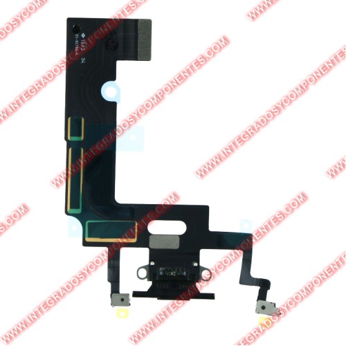 Flex De Carga Para Iphone Xr Negro Calidad Premium