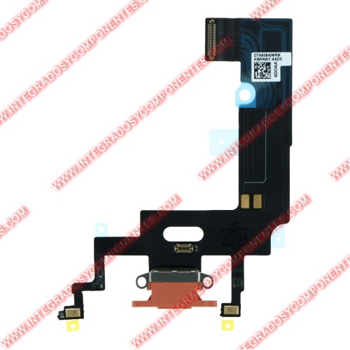 Flex De Carga Para Iphone Xr Coral Calidad Premium