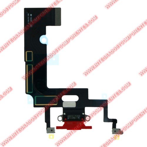 Flex De Carga Para Iphone Xr Rojo Calidad Premium