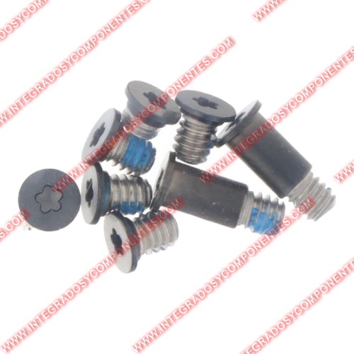 Tornillos Para Carcasa Inferior De Macbook Retina 12,6&Quot; A1534 Gris 8 Piezas En Un Juego