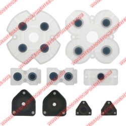 Juego De Almohadillas De Goma Para Las Teclas Del Controlador Para Ps4