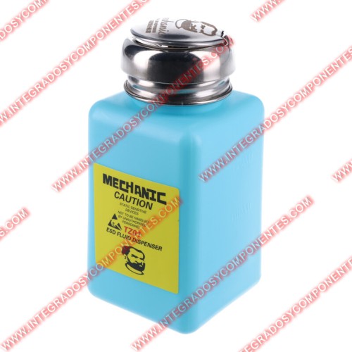 Bote Dispensador De Alcohol Mechanic Tz01 180ml