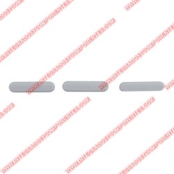 Botones Para Ipad Mini 2019/Mini 5/Air 2/Mini 4/Pro 12.9 2015(1st)/Pro 9.7 2016/Pro 12.9 2017(2nd) Plata