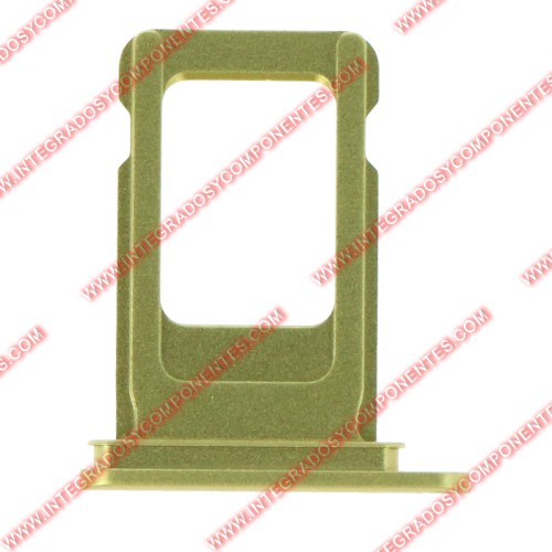 Bandeja Single Sim Para Iphone 11 Amarillo