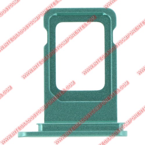 Bandeja Single Sim Para Iphone 11 Verde