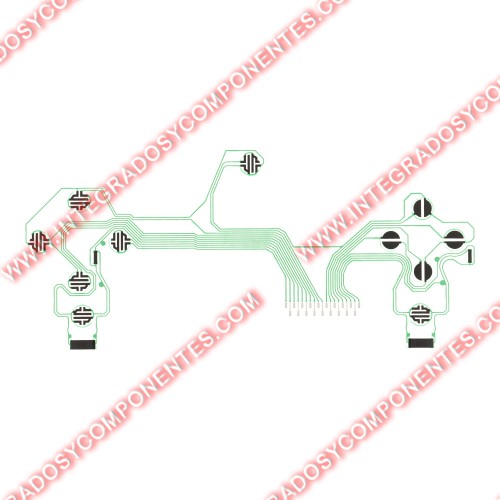 Flex Circuito Controlador Jds-055 Para Ps4 Controllers V5.0 Verde Calidad Premium