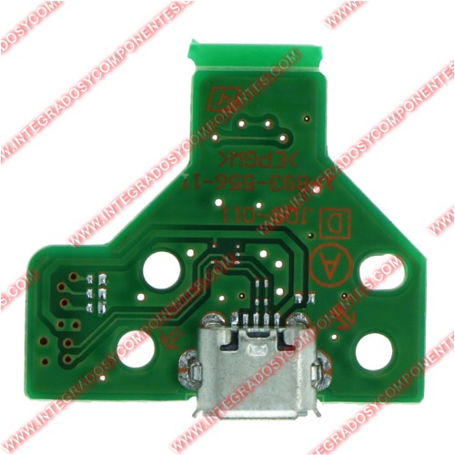 Placa De Carga Usb Jds-011 Para Controladores Ps4 12 Pines