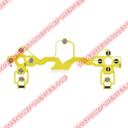 Película Jdm 001/Jdm 010/Jdm 011 Para Controladores De Ps4 Dorado