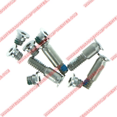 Tornillo De Tapa Para Macbook Air 13,3&Quot; A1932/Air 13,3&Quot; A2179/Macbook Air 13,3&Quot; M1 A2337 Color Plata 10 Piezas En Un Juego