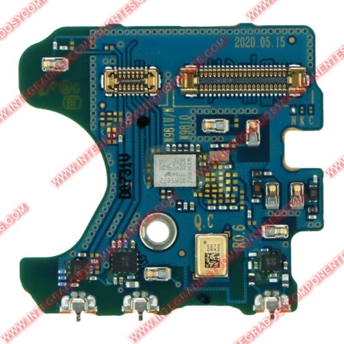 Placa Conexión Mas Microfono Para Samsung Galaxy Note20/Note20 5g N981u Calidad Premium
