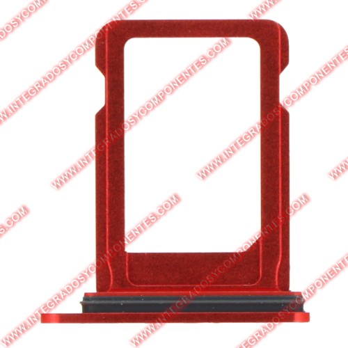 Bandeja Single Sim Para Iphone 12 Mini Rojo