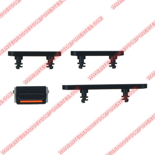 Botones Laterales Para Iphone 12/12 Mini Negro