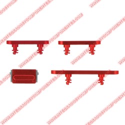 Botones Laterales Para Iphone 12/12 Mini Rojo