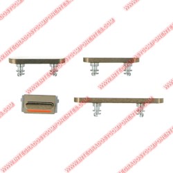 Botones Laterales Para Iphone 12 Pro/12 Pro Max Dorado