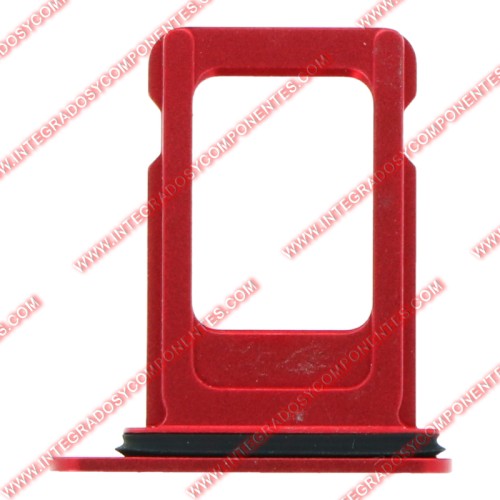 Bandeja Single Sim Para Iphone 12 Rojo