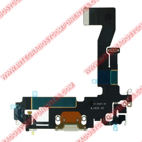Flex De Carga Para Iphone 12/12 Pro Blanco Calidad Premium