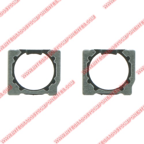 Soporte Con Marco Camara Frontal Para Iphone 12 Pro/12 2 Piezas En Un Juego