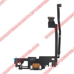 Flex De Carga Para Iphone 12 Pro Max Negro Calidad Premium