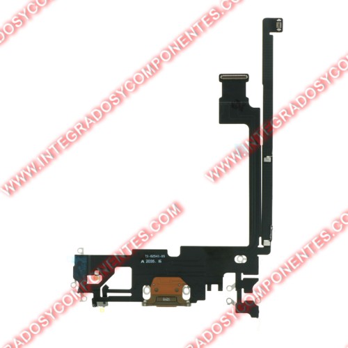 Flex De Carga Para Iphone 12 Pro Max Dorado Calidad Premium