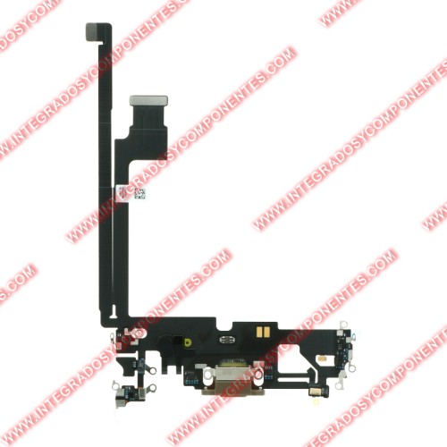 Flex De Carga Para Iphone 12 Pro Max Dorado Calidad Premium