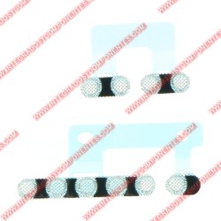 Rejilla Antipolvo Altavoz Para Iphone 12 Pro Max Color Blanco 2 Unidades En Un Juego