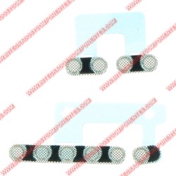 Rejilla Antipolvo Altavoz Para Iphone 12 Pro Max Color Dorado 2 Unidades En Un Juego