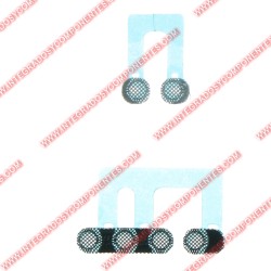 Rejilla Antipolvo Altavoz Para Iphone 12 Mini Color Negro 2 Unidades En Un Juego