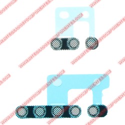 Rejilla Antipolvo Altavoz Para Iphone 12/12 Pro Color Negro 2 Unidades En Un Juego
