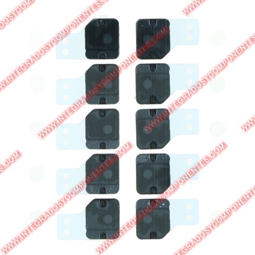 Rejilla Para Micrófono De Tapa De La Batería Con Soporte Para Iphone 11 Pro/11 Pro Max Negro