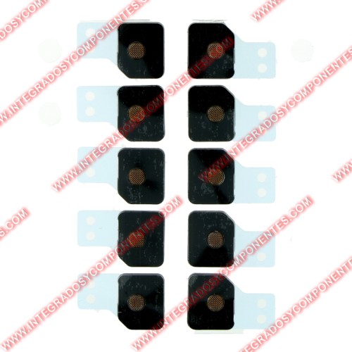 Rejilla Antipolvo Para Micrófono De Tapa De La Batería Con Soporte Para Iphone 11 Pro/11 Pro Max Dorado