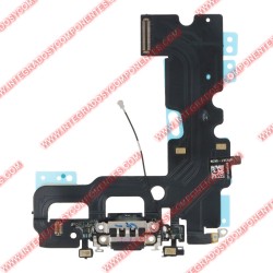 Flex De Carga Para Iphone 7 Gris Obscuro