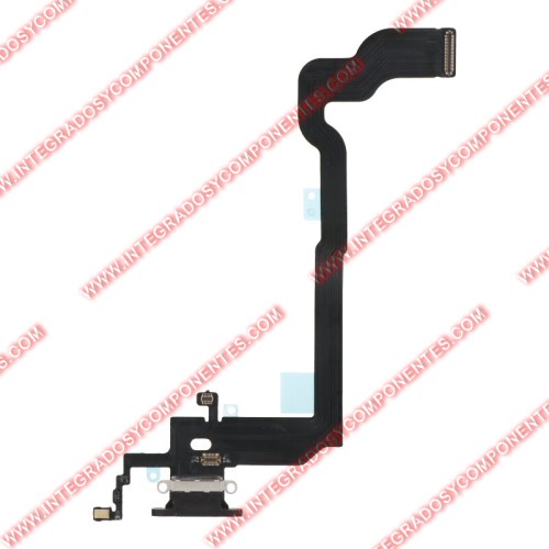 Flex De Carga Para Iphone X Negro