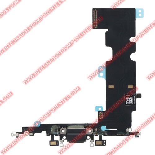 Flex De Carga Para Iphone 8 Plus Negro