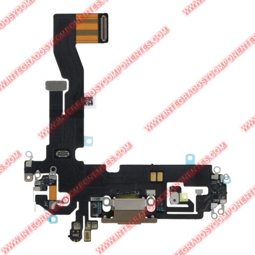 Flex De Carga Para Iphone 12 Pro Dorado