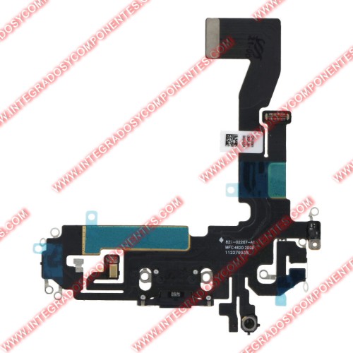 Flex De Carga Para Iphone 12/12 Pro Negro
