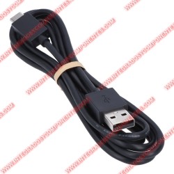 Cable De Carga Usb Tipo C De 1 M Para Consolas Ps5 Negro Calidad Premium