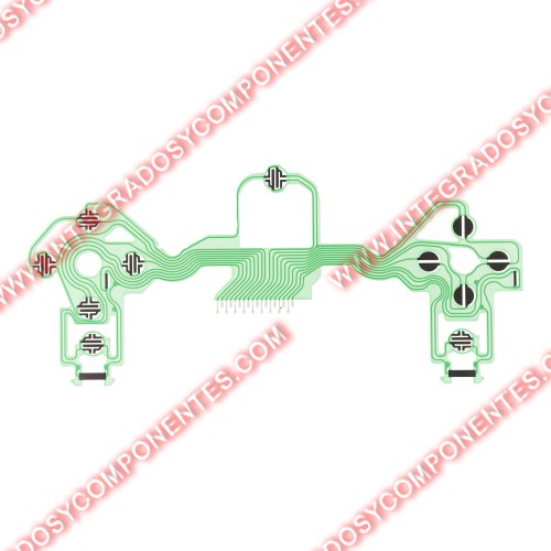 Película Conductora Jdm-001/Jdm-010/Jdm-011 Para Controladores Ps4 V2.0 Verde