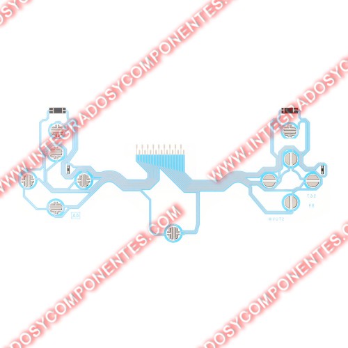 Película Jdm-001/Jdm-010/Jdm-011 Conductora Para Controladores Ps4 V2.0 Azul
