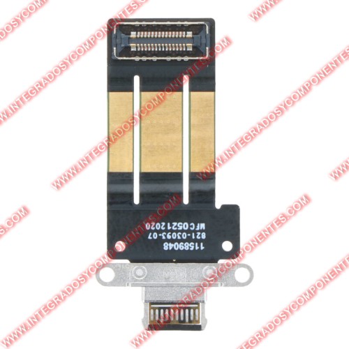 Flex Puerto De Carga Para Ipad Pro 12.9 2021(5th)/Pro 11 2021(3rd)/Pro 11 2022(4th)/Pro 12.9 2022(6th) Negro Calidad Premium