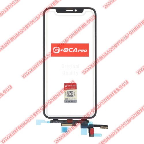 Cristal Tactil Con Oca Para Iphone X Negro
