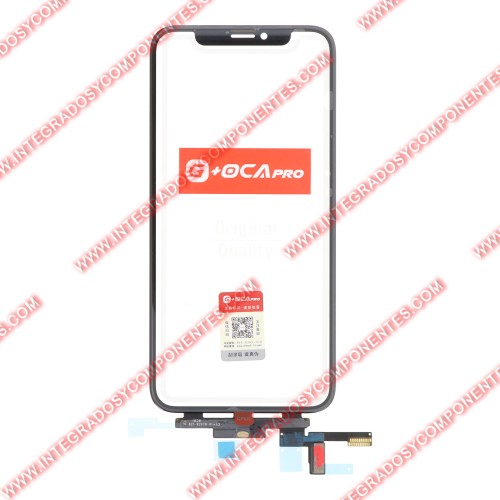 Cristal Tactil Con Oca Para Iphone Xs Negro