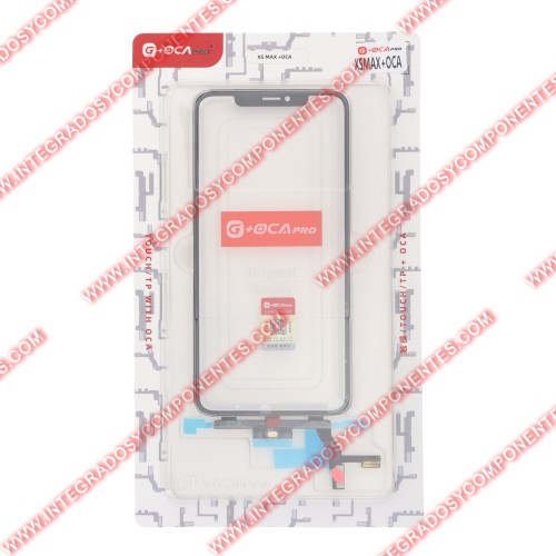 Cristal Tactil Con Oca Para Iphone Xs Max Negro