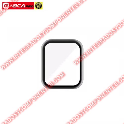 Cristal De Pantalla Con Oca Para Apple Watch Series 4 40mm/Series 5 40mm/Series 6 40mm/Se 40mm/Se 2022/2nd 40mm Negro