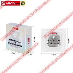 Cristal De Pantalla Con Oca Para Apple Watch Series 4 44mm/Series 5 44mm/Series 6 44mm/Se 44mm/Se 2022/2nd 44mm Negro